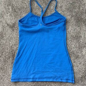 Lululemon Power Y Tank Top in Pipe Dream Blue, Size 8